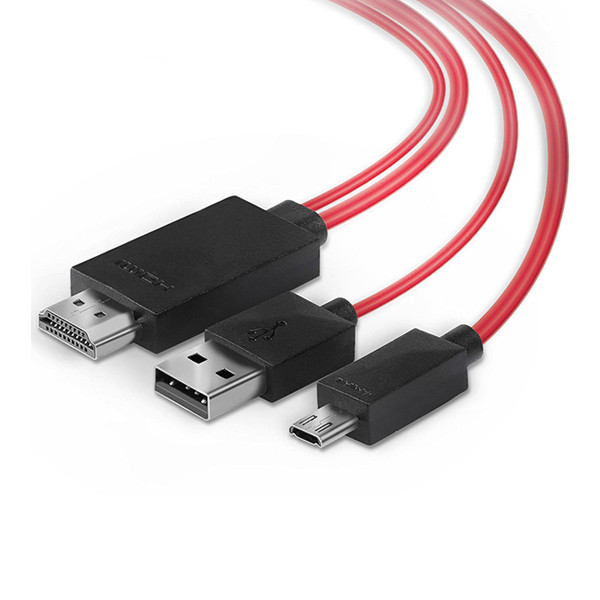 ADAPTER KABEL MHL MICRO USB DO HDMI TV PRZEJŚCIÓWKA FullHD 5904238704844