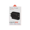 ECOBOX ŁADOWARKA SIECIOWA PAX TYP-C PD 1xTYP-C 1xUSB 33W DUAL CZARNY