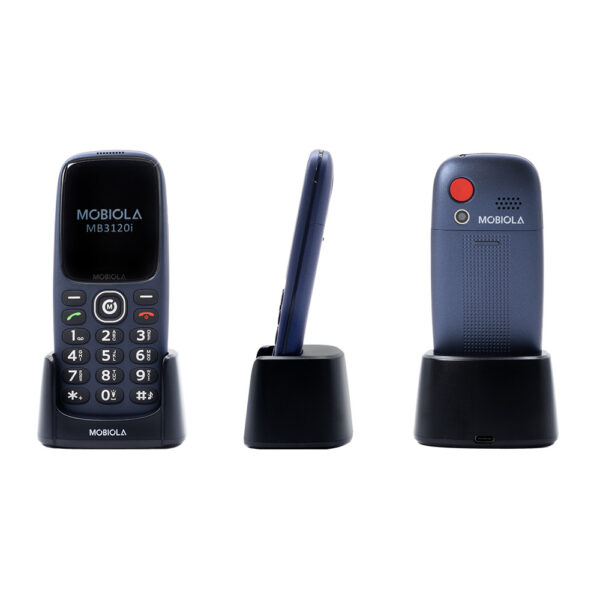 TELEFON GSM MOBIOLA DLA SENIORA MB3120i  2G NIEBIESKI 8594203271043