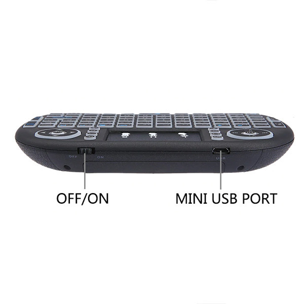 PODŚWIETLANA KLAWIATURA BEZPRZEWODOWA TRUSTY MINI SMART TV TRX 5900211869449