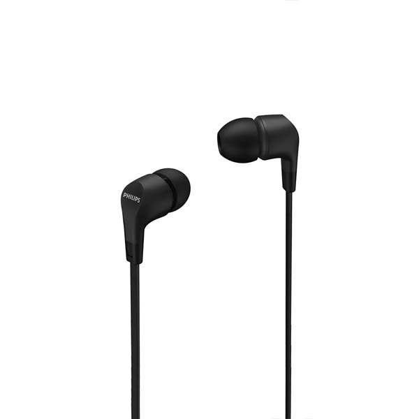 SŁUCHAWKI PHILIPS DOUSZNE PRZEWODOWE CZARNE TAE1105BK 4895229110366