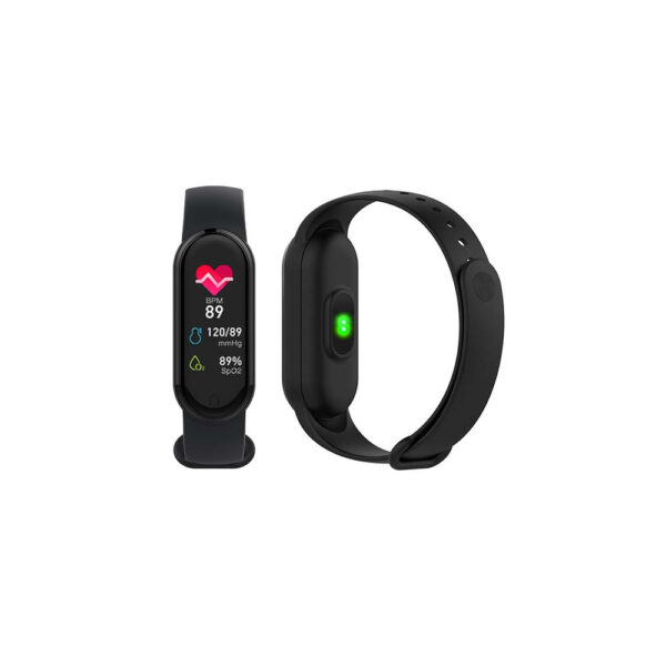 BRANSOLETKA SMARTBAND SOMOSTEL OPASKA CZARNA SMS-GM08 - PO ZWROCIE 5904238718605