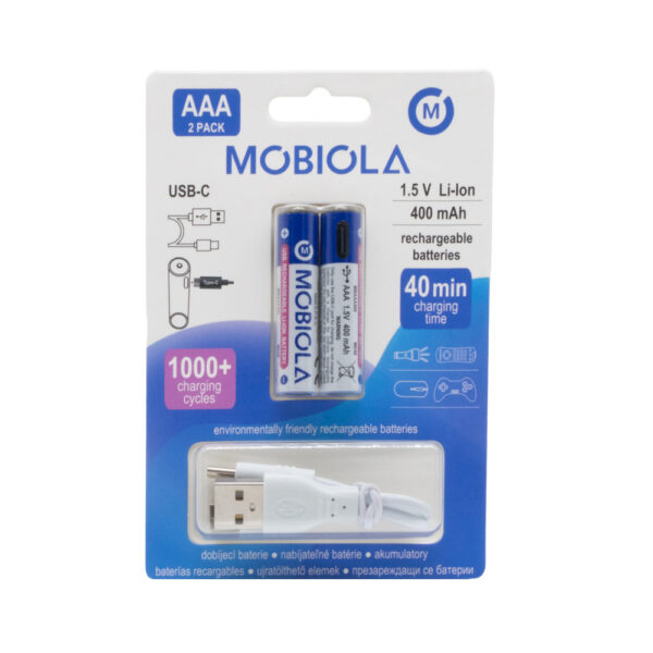 BATERIA / AKUMULATOR  MOBIOLA  MBAAA400 USB-C 8594203271180