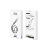 ECOBOX KABEL  240W TYP-C DO TYP-C SMYCZ NA SZYJE TĘCZA BIAŁA 5904238719589