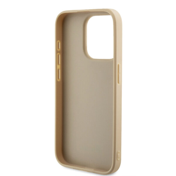 GUESS PU LEATHER IRIDESCENT METAL SCRIPT CASE DO IPHONE 15 PRO ZŁOTY 3666339225087