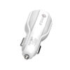 ŁADOWARKA SAMOCHODOWA 3A+2A BIAŁA + KABEL TYP-C SOMOSTEL 3100mA + 2100mA 2XUSB DUAL A45 QUICK CHARGE QC 3.0 5902012966655
