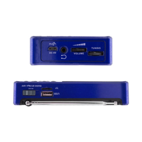 DARTEL PRZENOŚNE RADIO ANALOGOWE Z FUNKCJĄ BLUETOOTH RD-180 NIEBIESKIE 5901947680582