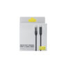 ECOBOX KABEL SZYBKIEGO ŁADOWANIA USB PD TYP-C DO TYP-C 60W  CZARNY USB 3.0 5904238719848