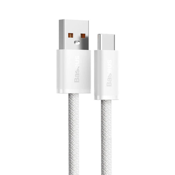 KABEL USB DO USB-C BASEUS DYNAMIC SERIES, 100W, 1M BIAŁY 6932172607456