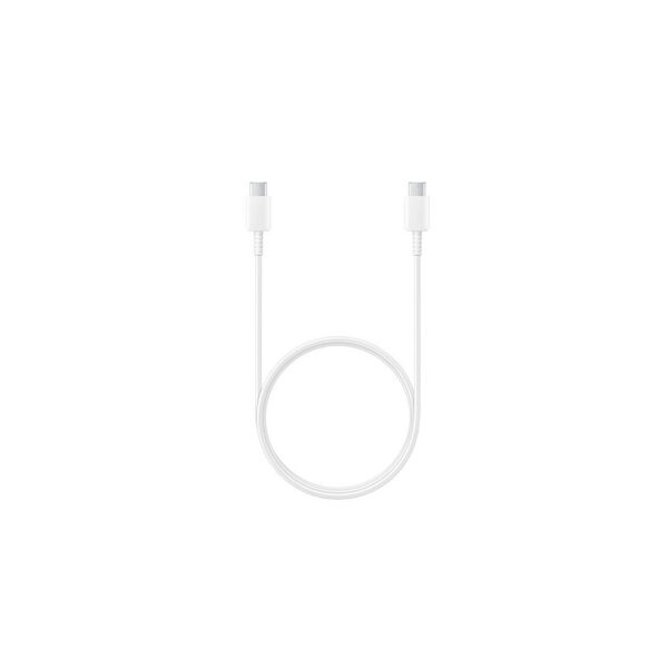 DENMEN ŁADOWARKA SIECIOWA 3,6A 20W BIAŁA DENMEN + KABEL  TYP-C DO TYP-C 1m