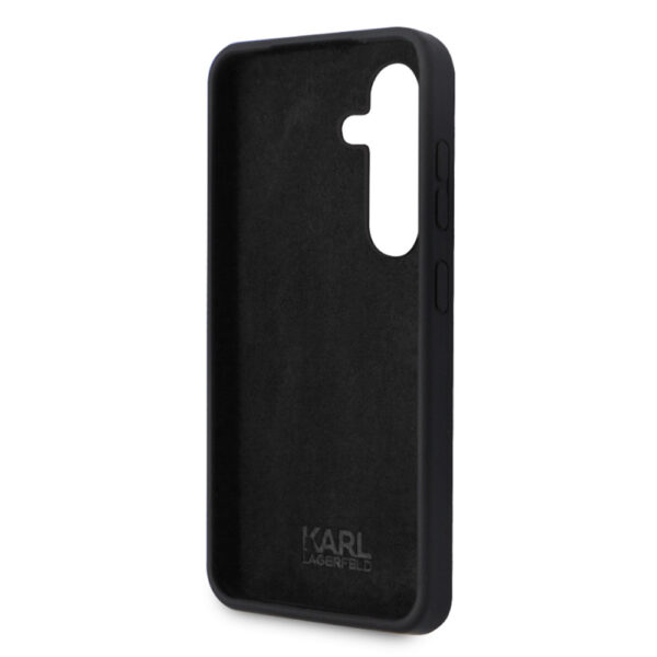 KARL LAGERFELD LIQUID SILICONE CHOUPETTE NFT CASE FOR SAMSUNG GALAXY S24 CZARNY 3666339242329