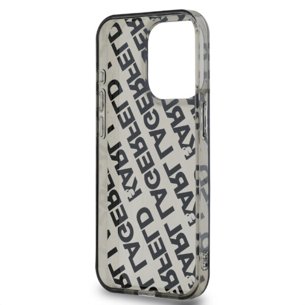 KARL LAGERFELD IML ELECTROPLATED KARL HEAD CASE FOR IPHONE 15 PRO SZARY 3666339258542