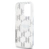 KARL LAGERFELD IML ELECTROPLATED REPEATED LOGO CASE FOR IPHONE 15 PRO TRANSPARENT 3666339286026