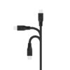 KABEL USB IPHONE 3.1A SOMOSTEL CZARNY 3100mAh QUICK CHARGER QC 3.0 1M POWERLINE SMS-BT09 ECL 5902012966846