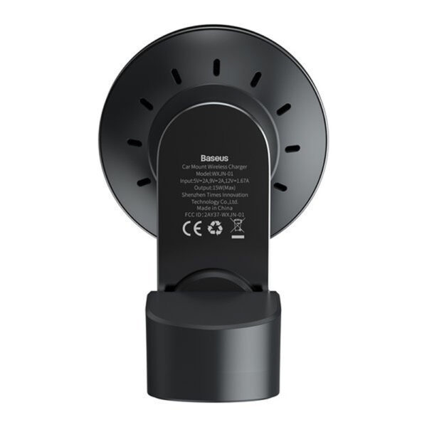 UCHWYT SAMOCHODOWY Z ŁADOWARKĄ INDUKCYJNĄ 15W BASEUS BIG ENERGY 6953156206861