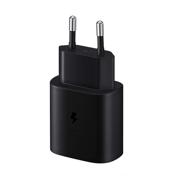 SAMSUNG ŁADOWARKA SIECIOWA TYP-C 25W 3A CZARNY  EP-TA800 + KABEL TYP-C - TYP-C