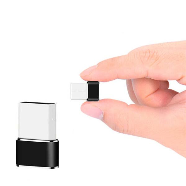 ADAPTER HOST OTG USB DO TYP-C CZARNY USB-C