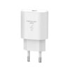 ECONOMY ŁADOWARKA SIECIOWA TYP-C PD BIAŁA TA800  DC03 3A 25W + KABEL USB  TYP-C DO TYP-C PD 3A 1m