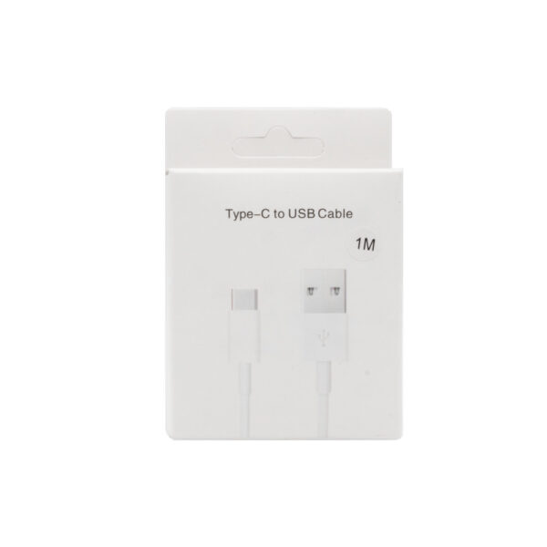 ECOBOX KABEL USB TYP-C 2.4A 1M BIAŁY