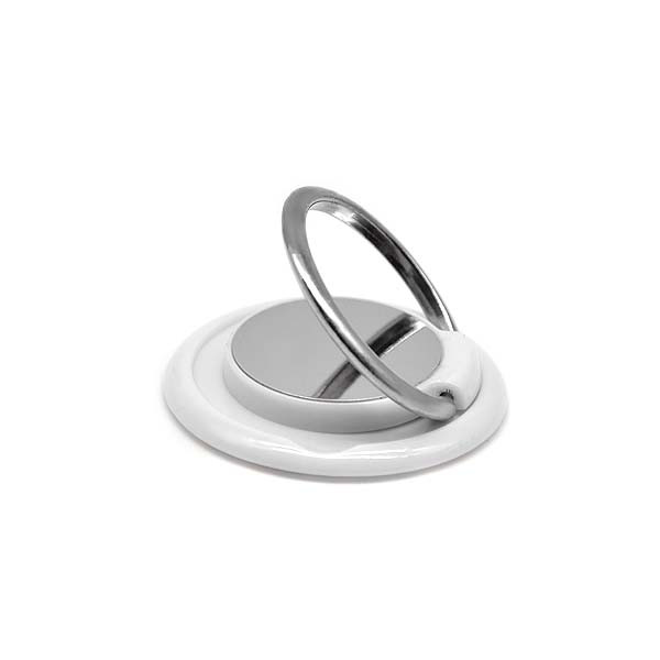 UCHWYT TELEFONU STOJAK PREMIUM UNIWERSALNY VEGA BIAŁY RING HOLDER