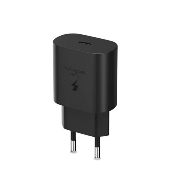 ECONOMY ŁADOWARKA SIECIOWA TYP-C PD CZARNA ETA800 3A 25W DC03 5904238707951