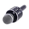 ECOBOX MIKROFON KARAOKE CZARNY BEZPRZEWODOWY Z WBUDOWANYM GŁOŚNIKIEM