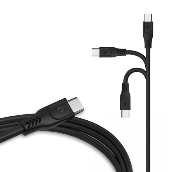 KABEL USB MICRO SOMOSTEL 30W CZARNY QUICK CHARGE SMS-A89 1m 5904238721674