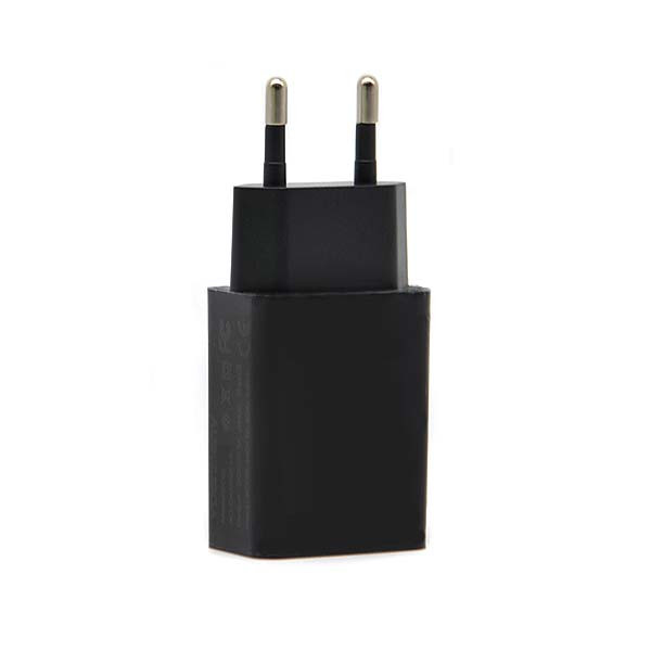 ŁADOWARKA SIECIOWA 2.1A 10W CZARNA DENMEN 2100mA DC02 2xUSB SINGLE 6973224873191