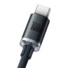 KABEL USB-C DO USB-C BASEUS CRYSTAL SHINE, 100W, 2M (CZARNY) 6932172602895