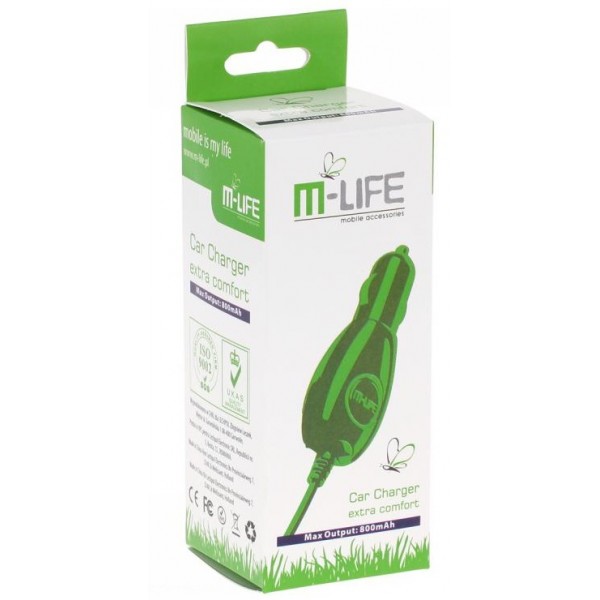 ŁADOWARKA SAMOCHODOWA 1A CZARNA NOKIA 6101 M-LIFE CIENKI WTYK 800mA 5901436766629