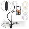 ECOBOX LAMPA LED + UCHWYT UNIWERSALNY RING SELFIE LAMPKA 12W