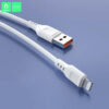 KABEL USB IPHONE DENMEN BIAŁY 1M D01L 20W 2.4A 6973224870015