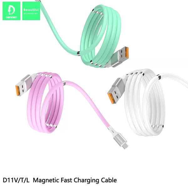 KABEL USB TYP-C DENMEN MIĘTOWY D11T MAGNETYCZNY 6973224871890