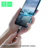 DENMEN KABEL USB TYP-C 2.4A CZARNY D18 MAGNETYCZNY 6973224871517