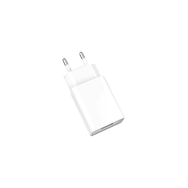 ŁADOWARKA SIECIOWA 2.4A DENMEN BIAŁA 2400mA DC01 12W SINGLE 6973224870251