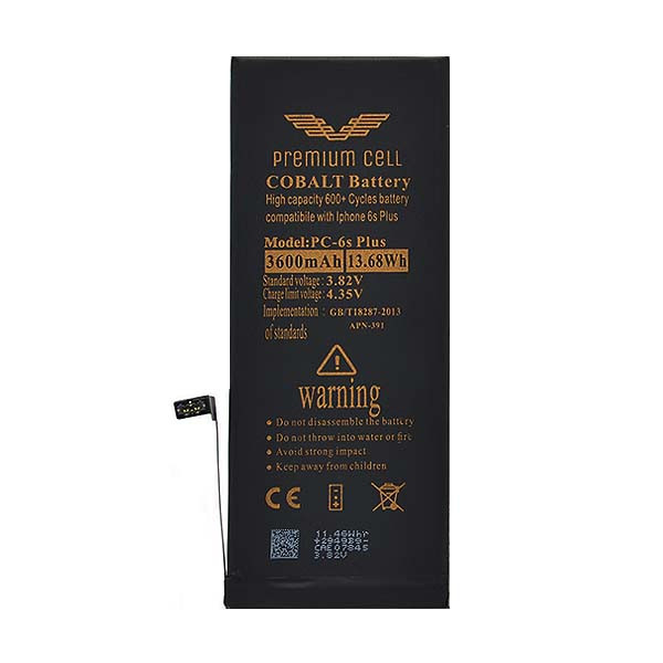 BATERIA PREMIUM CELL COBALT IPHONE 6S PLUS 3000mAh 600+ CYCLES 5904238701522