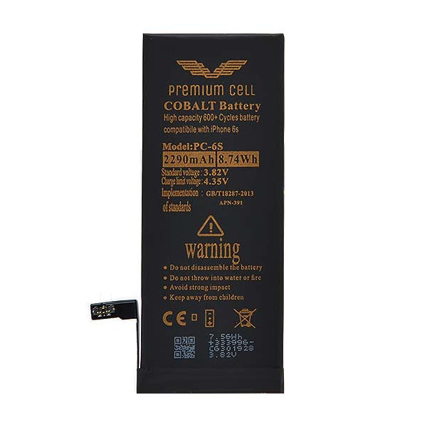 BATERIA PREMIUM CELL COBALT IPHONE 6S 2290mAh 600+ CYCLES 5904238701539