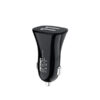 ŁADOWARKA SAMOCHODOWA 3A CZARNA DENMEN 3100mA DUAL FAST CHARGING DZ06 2XUSB 15W 6973224873122