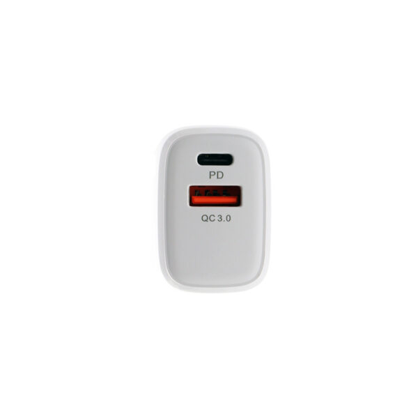 ŁADOWARKA SIECIOWA 3A 18W + KABEL TYP-C BIAŁA SOMOSTEL POWER DELIVERY QC3.0  SMS-Q01 PD+USB