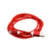 ECONOMY KABEL USB MICRO NYLON CZERWONY 1,5m RED 5902012962077