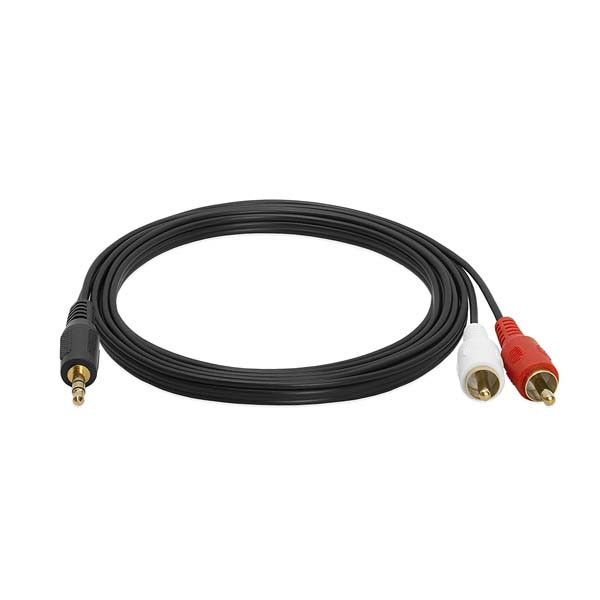 ECONOMY KABEL STEREO 1,5M CHINCH RCA DO JACK 3,5 CALA 5904238706213