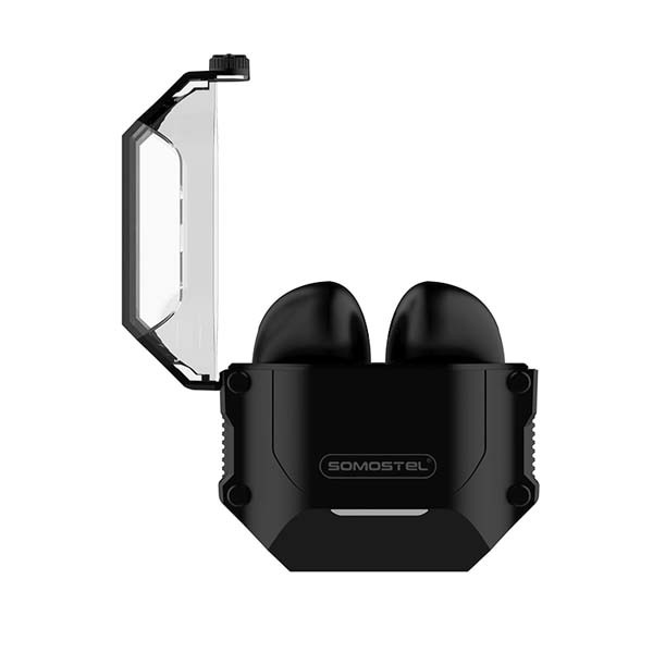 SŁUCHAWKI BLUETOOTH SOMOSTEL CZARNY TWS ARMOUR ANC SMS-I550 5904238707418