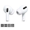 SŁUCHAWKI BLUETOOTH DENMEN EARBUDS BIAŁE DL12 TWS 6973224870619