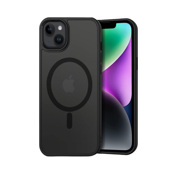 TELTECH MAGSAFE CASE DO IPHONE 14 PRO ETUI NAKŁADKA FUTERAŁ CZARNY 5904238716045