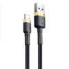 KABEL USB LIGHTNING BASEUS CAFULE 2.4A 1M (ZŁOTO-CZARNY) 6953156274990