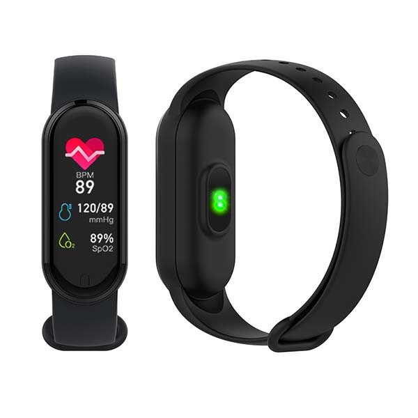 BRANSOLETKA SMARTBAND SOMOSTEL OPASKA CZARNA SMS-GM08 5904238713495