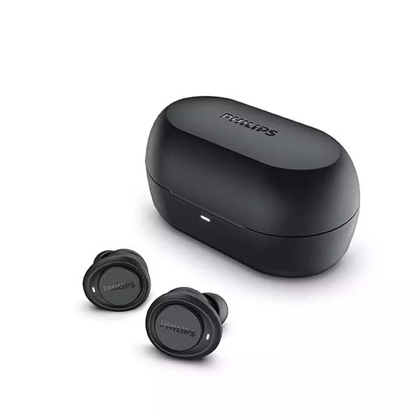 SŁUCHAWKI PHILIPS DOUSZNE TWS BEZPRZEWODOWE BLUETOOTH TRUE WIRELESS TAT1215BK 4895229122949