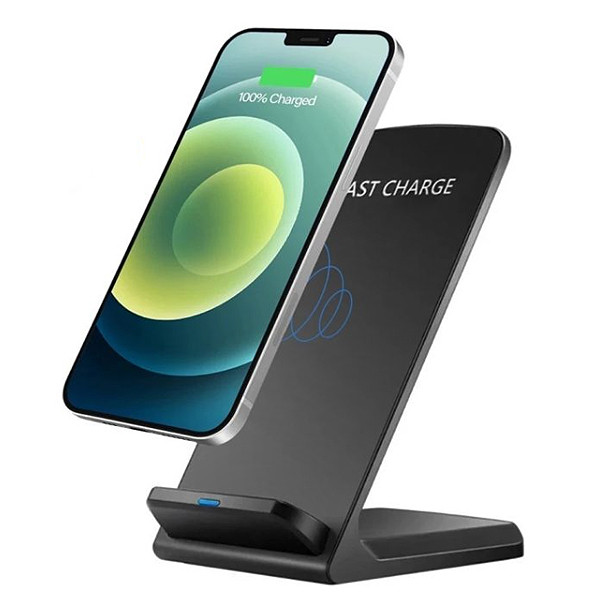 ECOBOX ŁADOWARKA INDUKCYJNA BEZPRZEWODOWA QI CZARNA FAST CHARGER