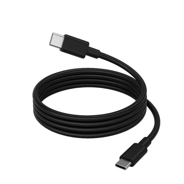 ECONOMY KABEL USB PD TYP-C DO TYP-C 3A 60W 2M CZARNY USB3.0 TRAY 5904238713952