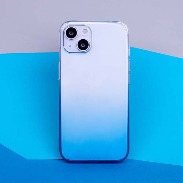 ETUI CASE NAKŁADKA GRADIENT 2 MM SAMSUNG A14 4G / A14 5G NIEBIESKA 5900495084439